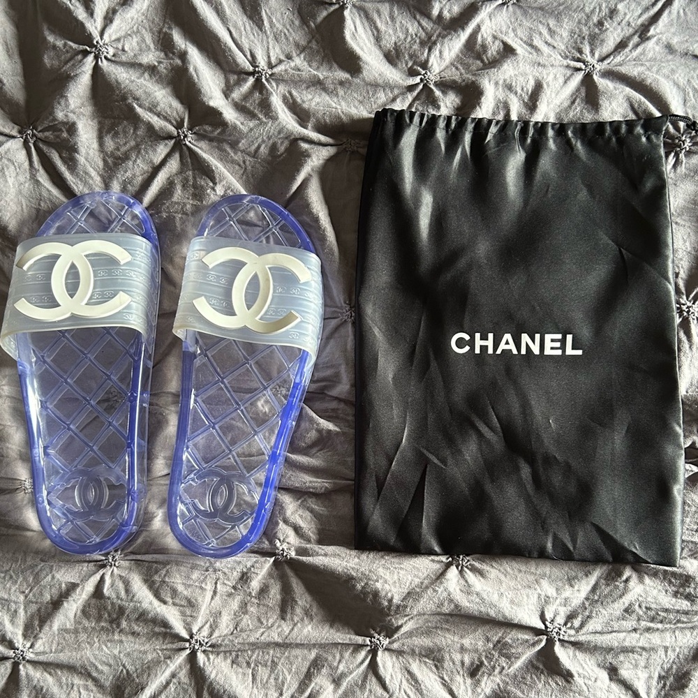 Chanel Women's Stylish Purple Sandals
